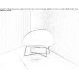 Leather armchair Verpelet