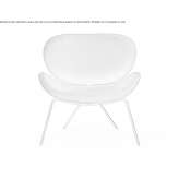 Armchair upholstered in fabric or leather Panzos