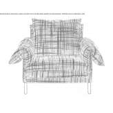 Armchair with armrests Trsice