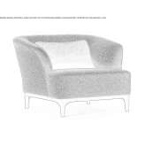 Lobby chair with armrests Blacon