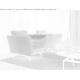 Fabric armchair with armrests Delphi
