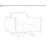 Fotel z podłokietnikami Khmilnyk