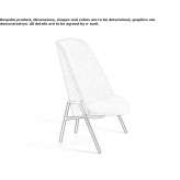 Fabric armchair with high backrest Pelasgia