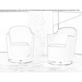 Swivel fabric armchair with armrests Cunday