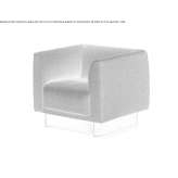 Fabric armchair Erfde