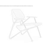Armchair with armrests Marfovka