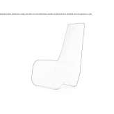 High back lounge chair Faulkton