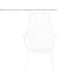 Fabric armchair with high backrest Drocourt