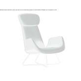 Armchair with armrests and headrest Yankton