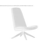 Fabric swivel armchair Yankton