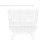 Fabric hall chair Trissino