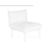 Fabric armchair Skreia
