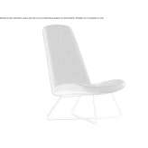 A fabric armchair based on a sled Yankton