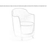 Lobby chair with armrests Cunday