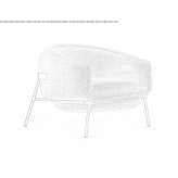 Fabric armchair with armrests Trodena