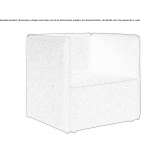 Fabric armchair with armrests Aying