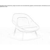 Armchair with integrated cushion Tulcea
