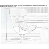 Swivel armchair with 4-star base Andenne