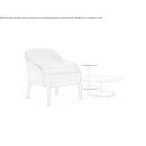 Armchair with armrests Peyrins