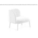 Corner armchair made of fabric Torreano