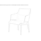 Armchair with armrests Buique