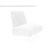 Fabric armchair Gocbeyli