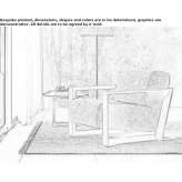 Armchair with armrests Andenne