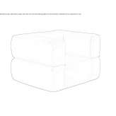 Leather armchair Cerrione