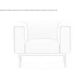 Armchair with armrests Joliet
