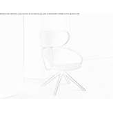 Fabric armchair with headrest Cerveno