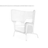 Upholstered hall chair with high backrest Goktepe