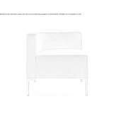 Upholstered corner armchair Rogoza