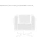Fabric armchair with 4-star base Zurrieq