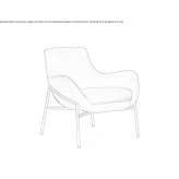 Armchair with armrests Formello