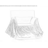 Nabuk swivel armchair with armrests Chippis