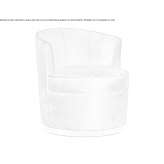 Fabric armchair Scott