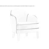 Upholstered armchair with armrests Zarkos