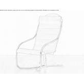 Leather armchair based on a sled with a headrest Vodnjan