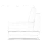 Upholstered armchair based on a sleigh Sitno