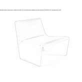 Leather armchair with removable cover Navasota