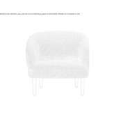 Acrylic armchair with armrests Targon