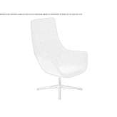 Armchair with a 4-star base Drebach