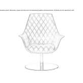 Swivel chair with armrests Tirebolu