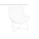 Upholstered armchair with armrests Nata