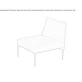 Armchair upholstered with fabric Tonya