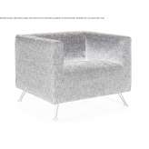 Fabric armchair with armrests Osloss