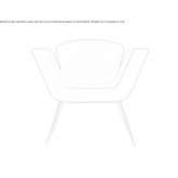 Upholstered armchair with armrests Dungog