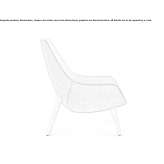 Upholstered armchair with armrests Knezdub