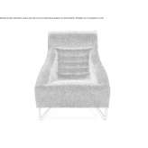 A fabric armchair based on a sled Malka