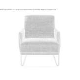 Fabric armchair with armrests Iralaya